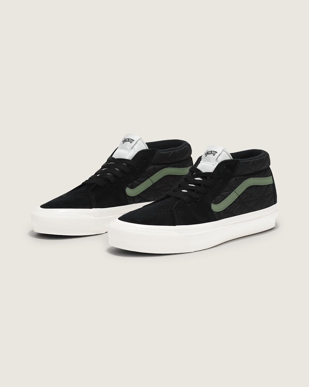 Men|Sale Vans Premium Sk8-Mid Shoe in Black / Green