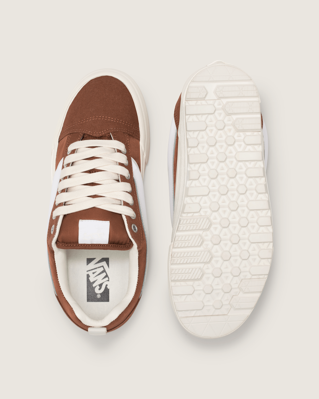 Men|Sale Vans Premium Knu Skool Shoe in Mercer Tortoise Shell Brown