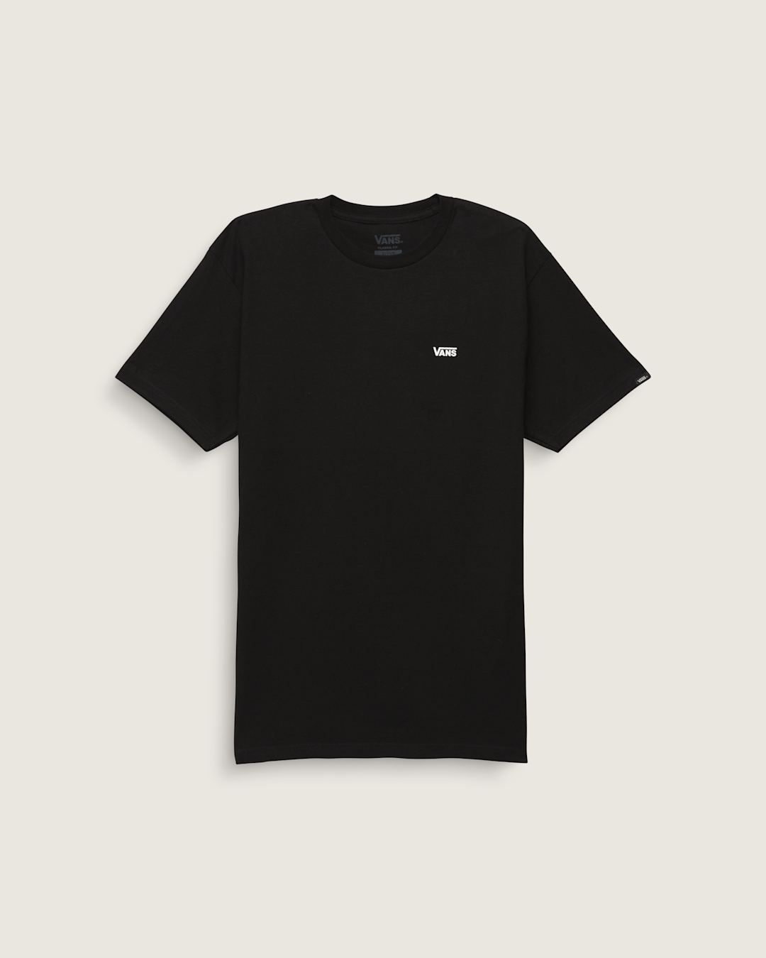 Men Vans Left Chest Logo T-Shirt in Black