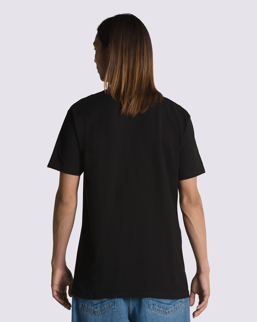 Men Vans Left Chest Logo T-Shirt in Black
