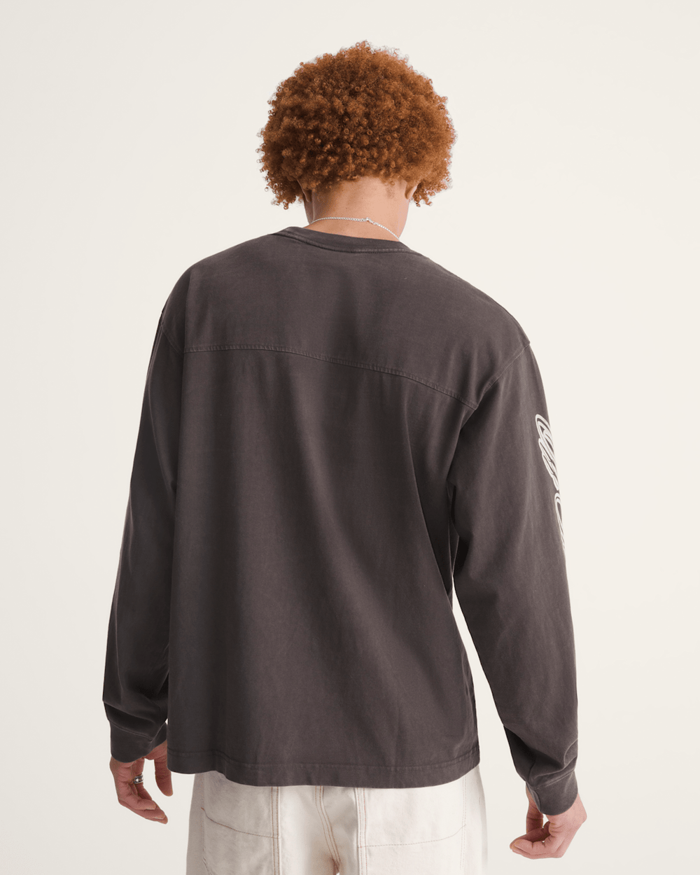 Men Vans Durham Long Sleeve Shirt in Faded Black