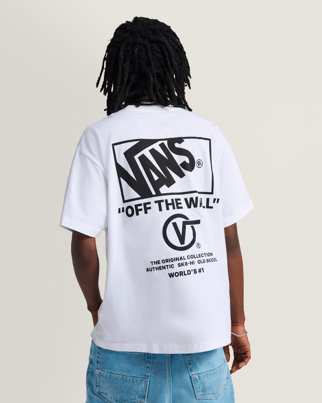 Men Vans Stockpile T-Shirt in White