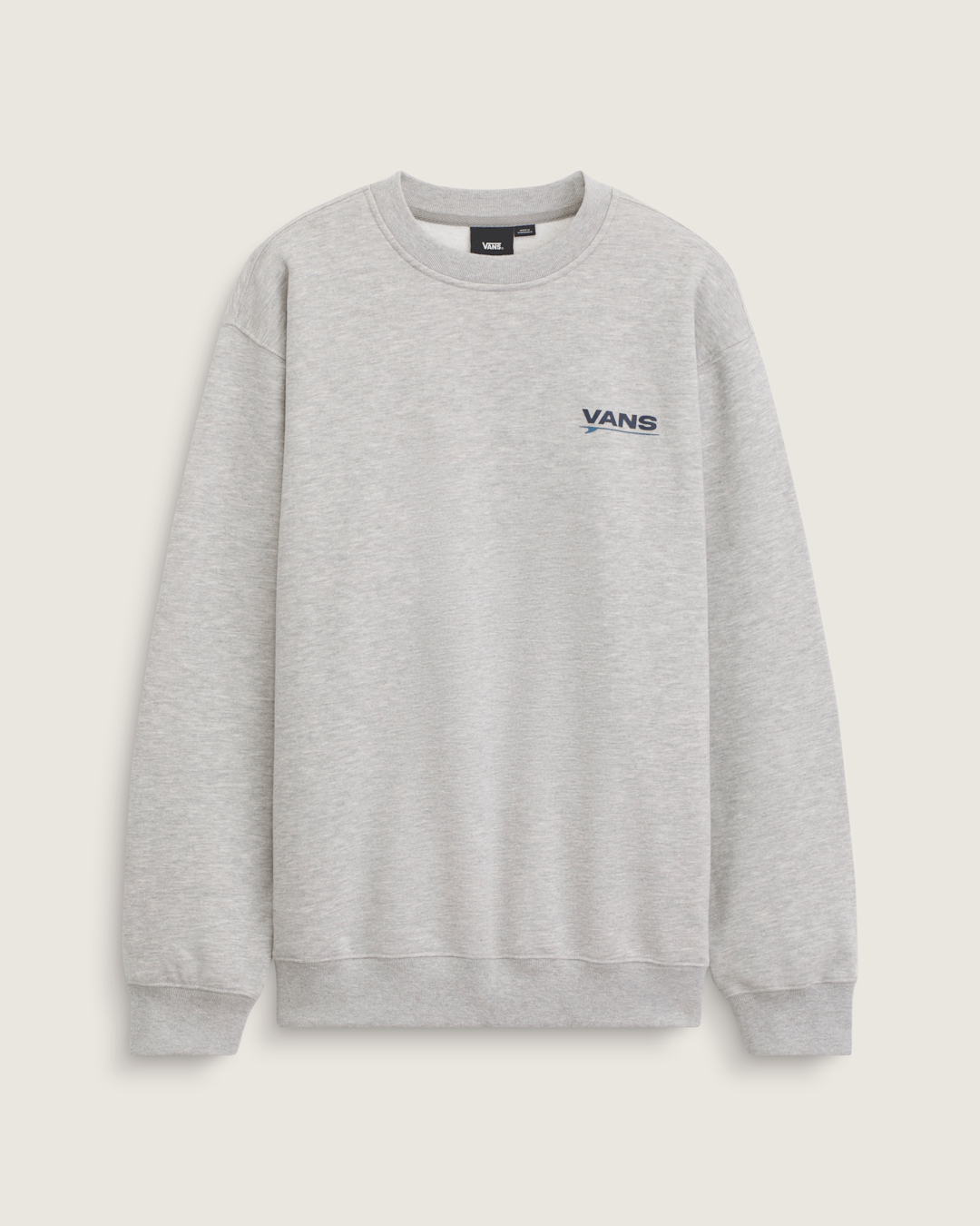 Men Vans Palms Crew Sweatshirt in Cement Heather