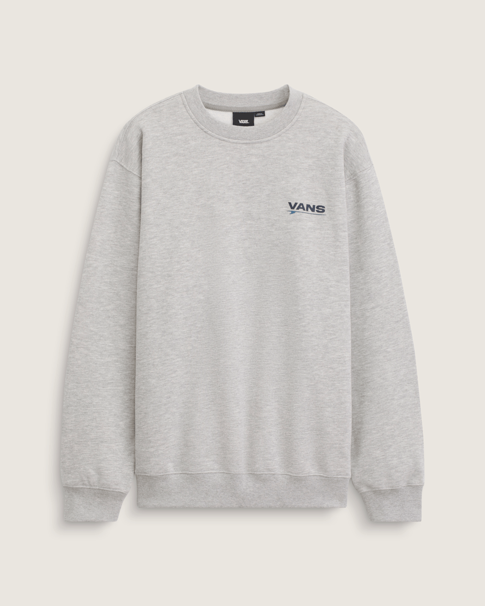 Men Vans Palms Crew Sweatshirt in Cement Heather