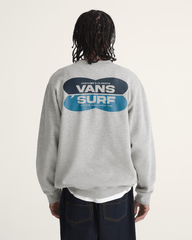 Men Vans Palms Crew Sweatshirt in Cement Heather