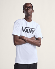 Men Vans Vans Classic White/Black T-Shirt