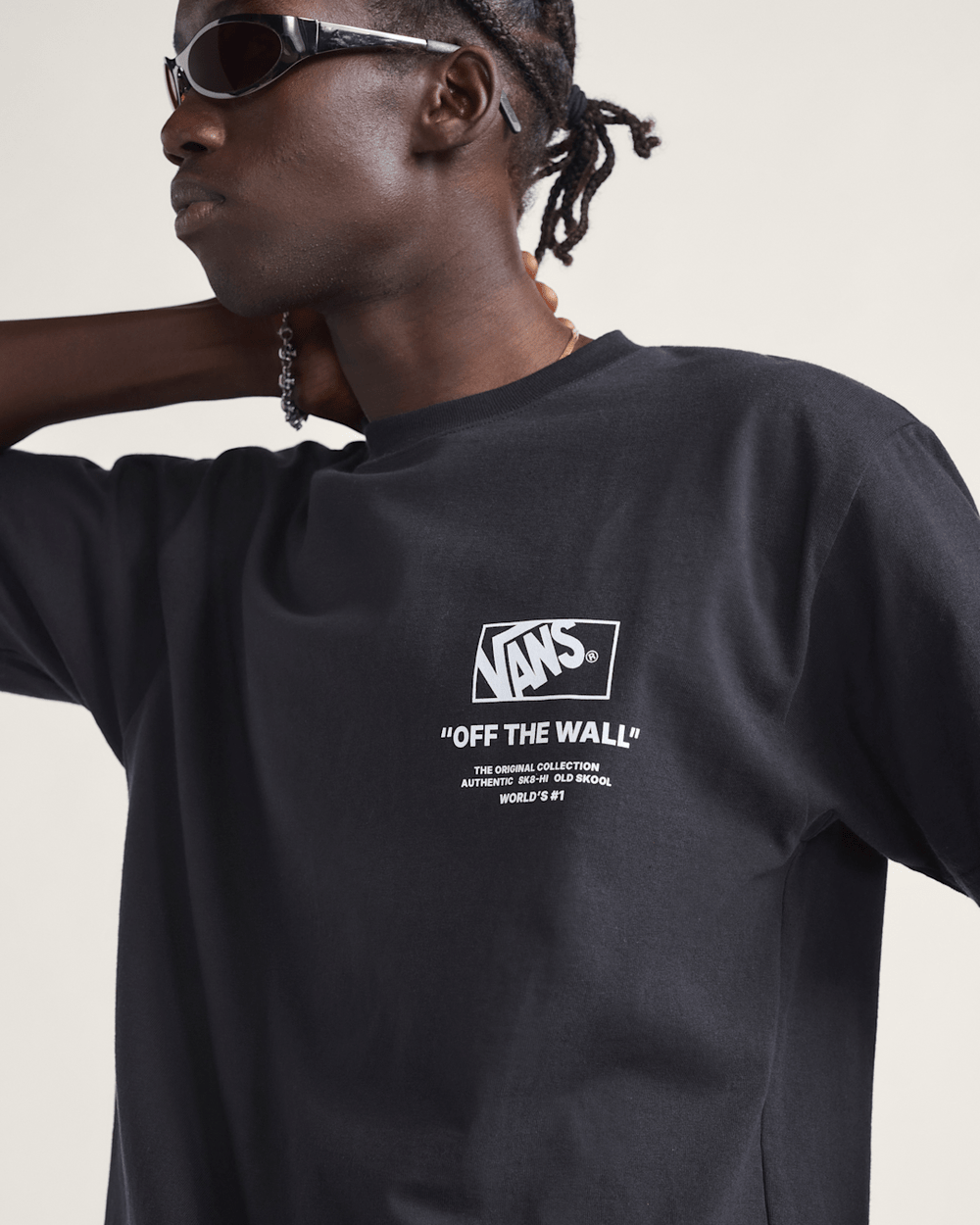 Men Vans Stockpile T-Shirt in Black