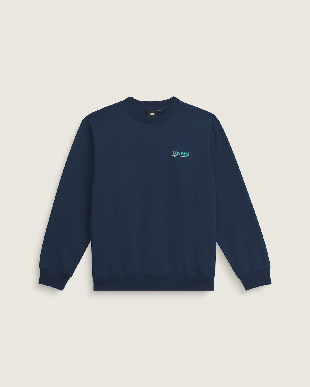 Men Vans Palms Crew Sweatshirt in Dress Blues