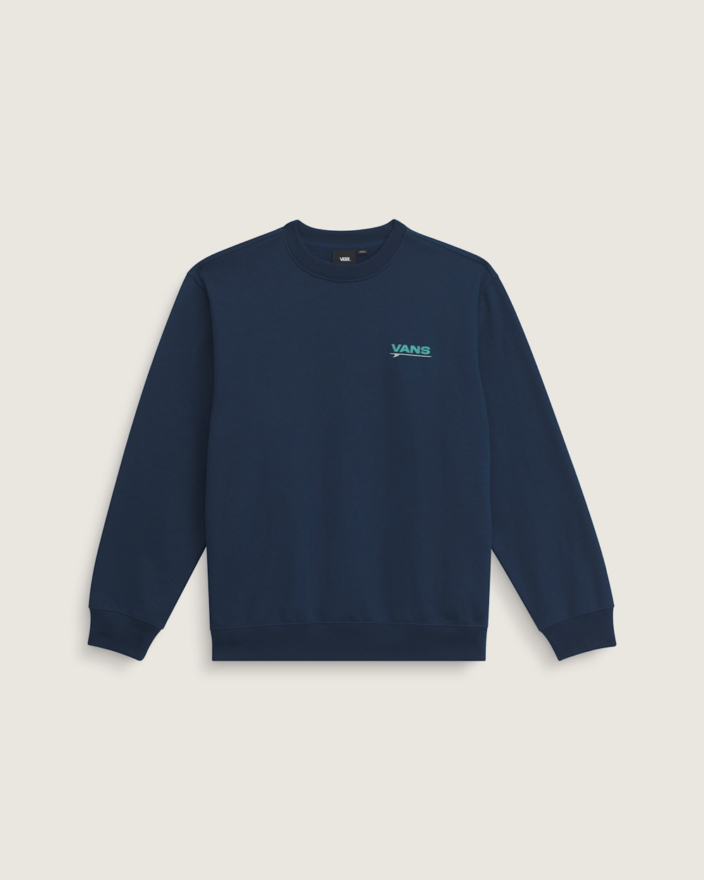 Men Vans Palms Crew Sweatshirt in Dress Blues
