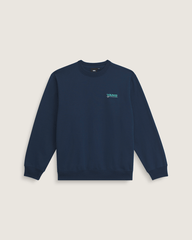 Men Vans Palms Crew Sweatshirt in Dress Blues