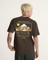 Men Vans Elevated Peaks T-Shirt in Demitasse Brown