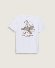Men Vans California Bear Stroll T-Shirt in White
