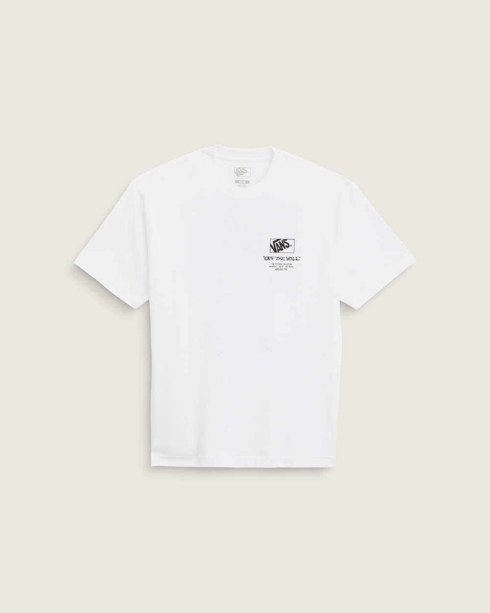 Men Vans Circle Bones T-Shirt in White