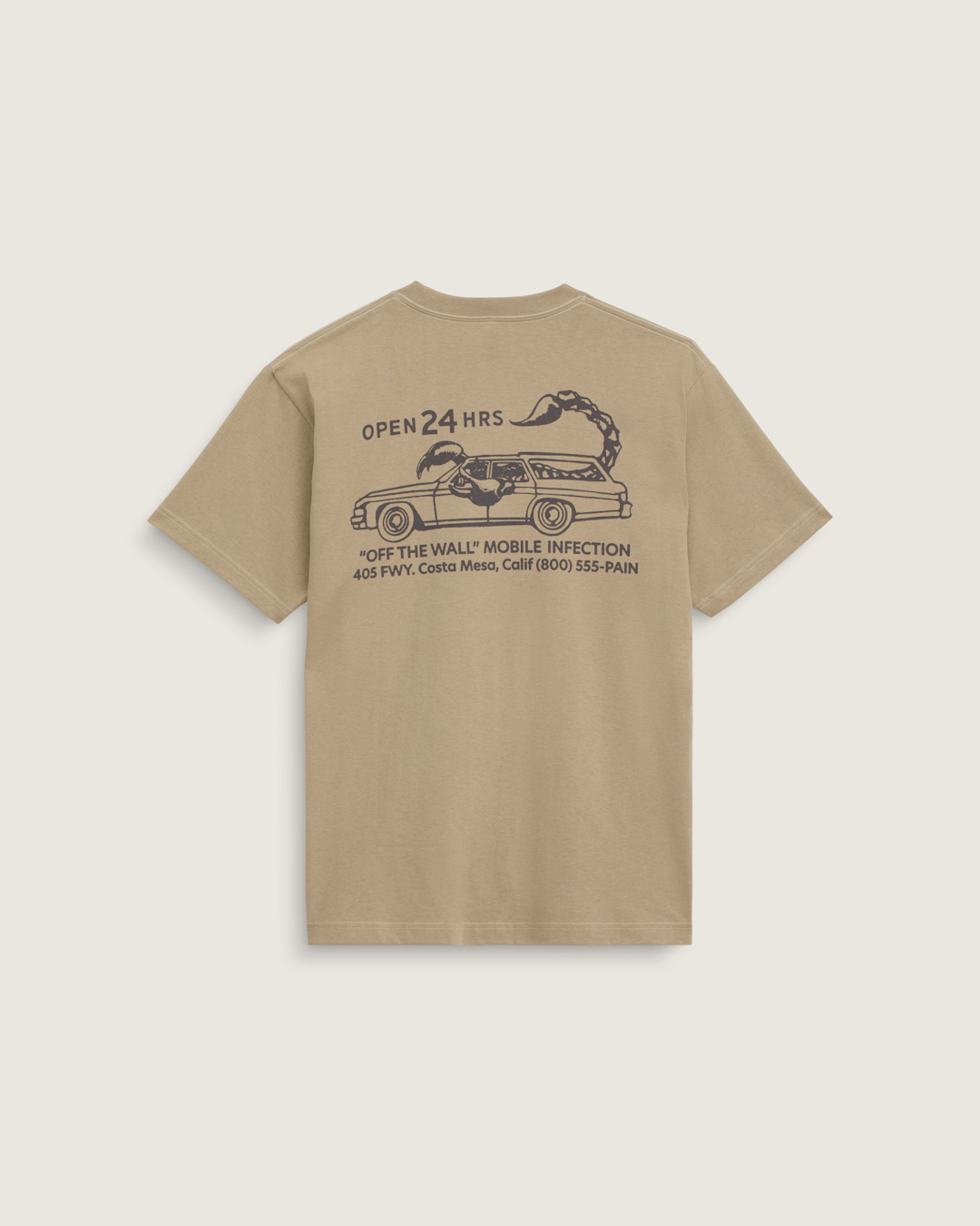 Men Vans Sting Wagon T-Shirt in Bay Leaf Green