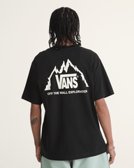 Men Vans Crestline T-Shirt in Black / White