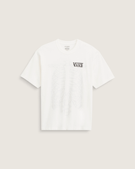 Men Vans Ribcage Reversible T-Shirt in Egret White
