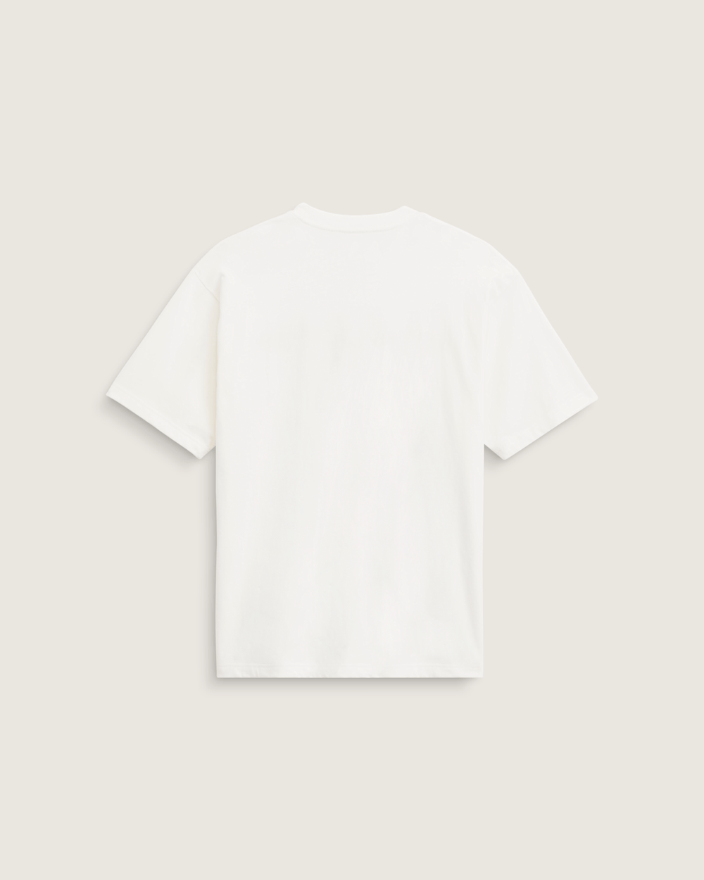 Men Vans Ribcage Reversible T-Shirt in Egret White