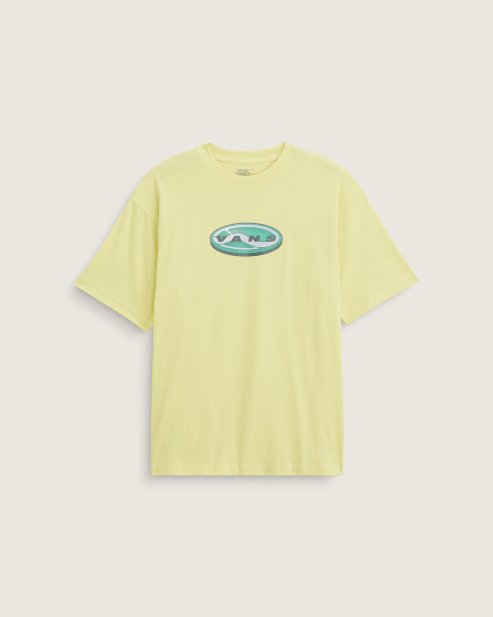 Men Vans 3D Retroval T-Shirt in Canary Yellow