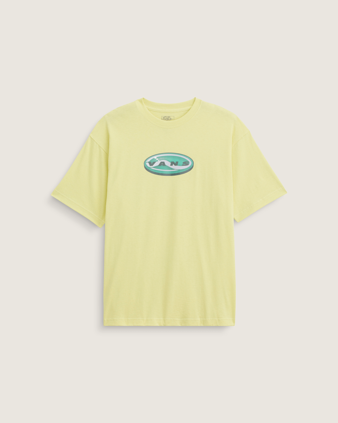 Men Vans 3D Retroval T-Shirt in Canary Yellow