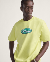 Men Vans 3D Retroval T-Shirt in Canary Yellow