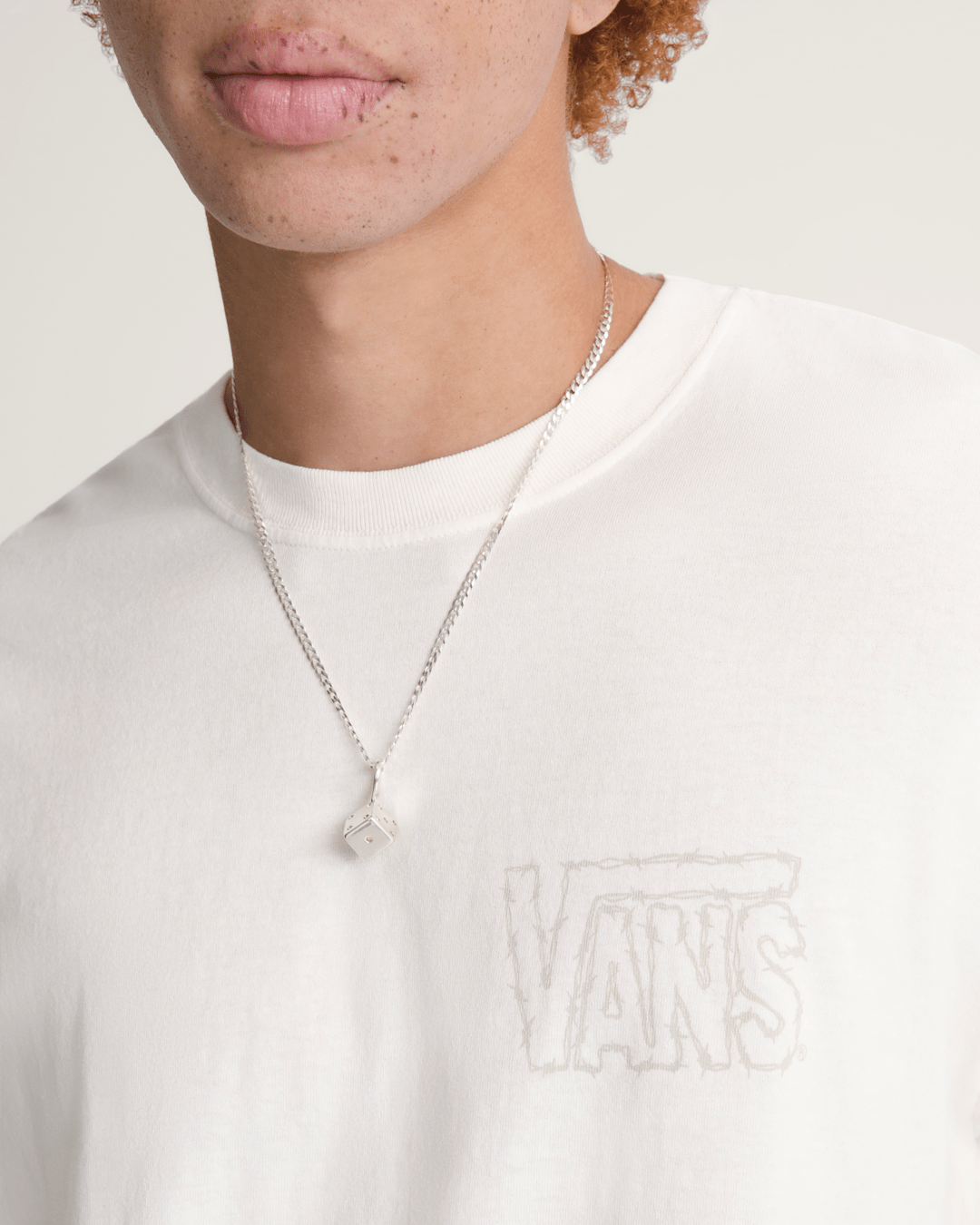 Men Vans Mixed Lot T-Shirt in Marshmallow White