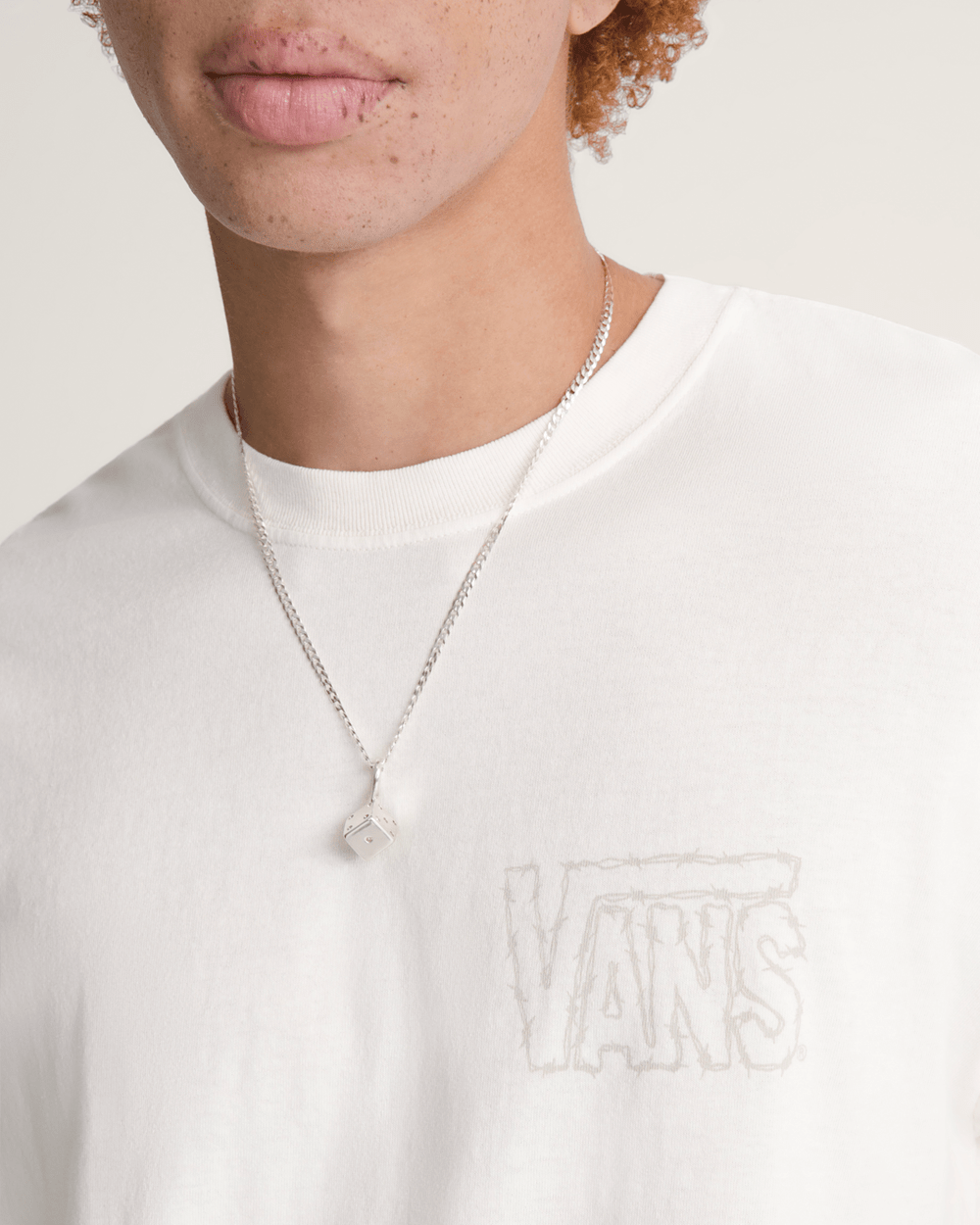Men Vans Mixed Lot T-Shirt in Marshmallow White