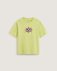 Men Vans Star Checker T-Shirt in Canary Yellow