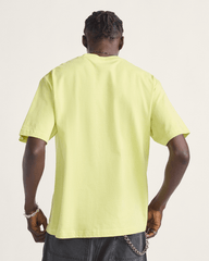 Men Vans Star Checker T-Shirt in Canary Yellow