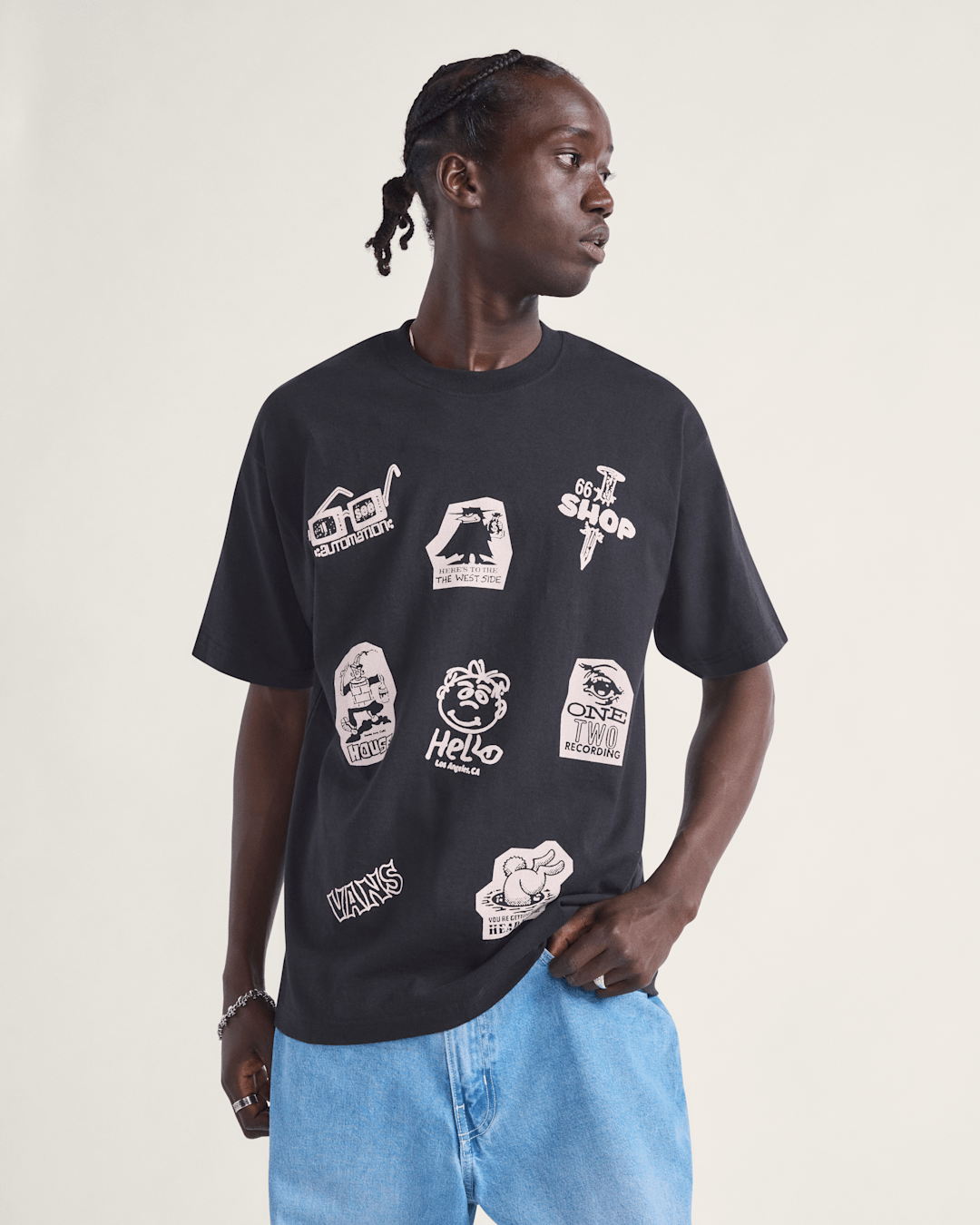 Men Vans Classified T-Shirt in Black