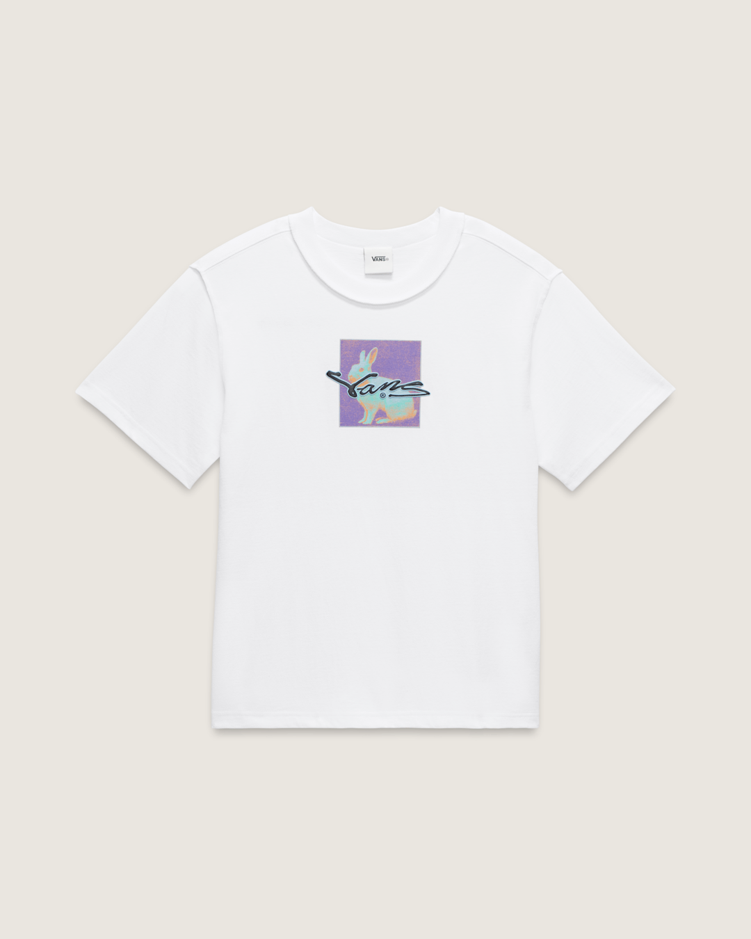 Men Vans Premium Short Sleeve T-Shirt in White