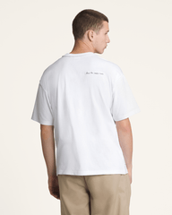 Men Vans Premium Short Sleeve T-Shirt in White