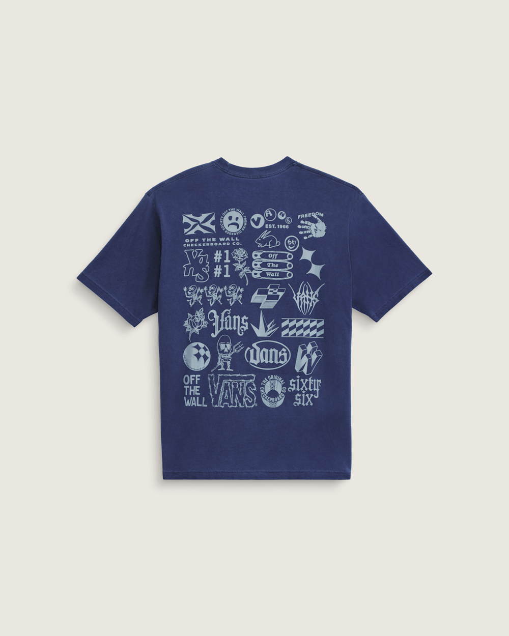 Men Vans Mixed Lot T-Shirt in Deep Twilight Blue