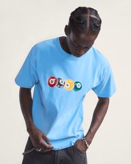 Men Vans Backspin T-Shirt in Tranquil Blue