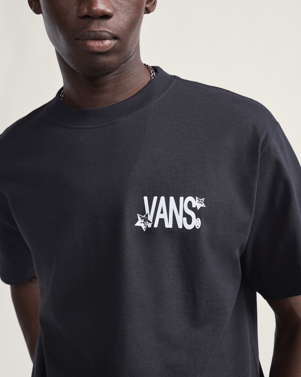 Men Vans Chaos T-Shirt in Black