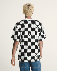 Men Vans Acid Check T-Shirt in White