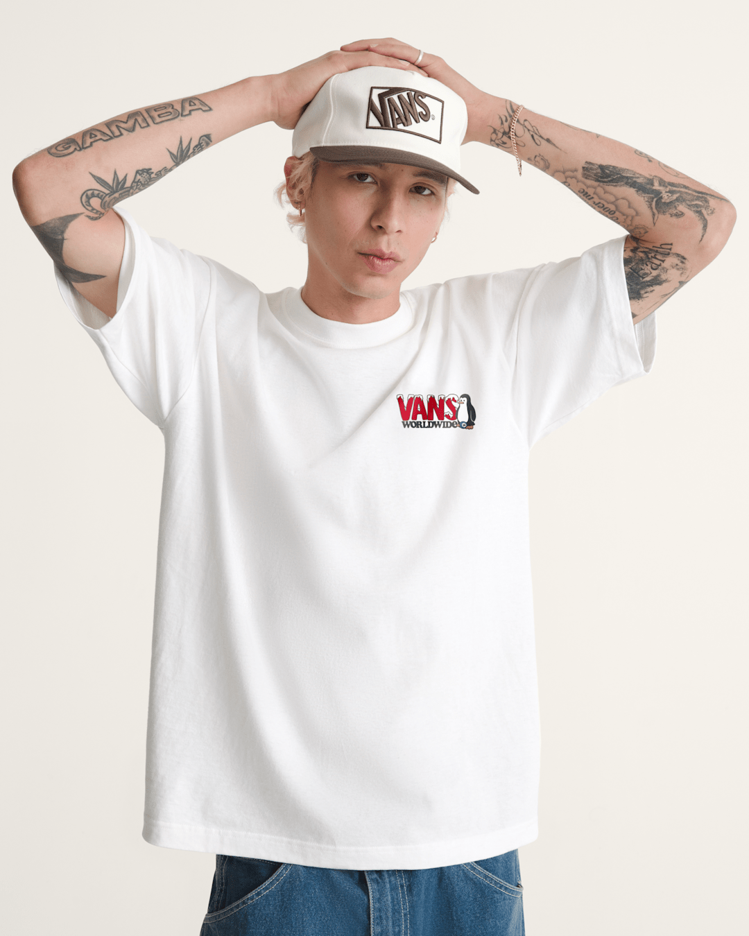 Men Vans Ice Breakerz T-Shirt in White