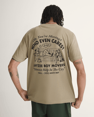 Men Vans Moving Co T-Shirt in Bay Leaf Brown