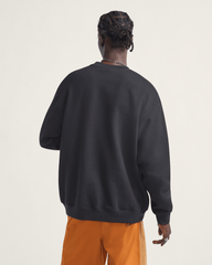 Men Vans Classic Oval Crew Sweatshirt in Black