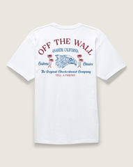 Men Vans Homeward T-Shirt in White
