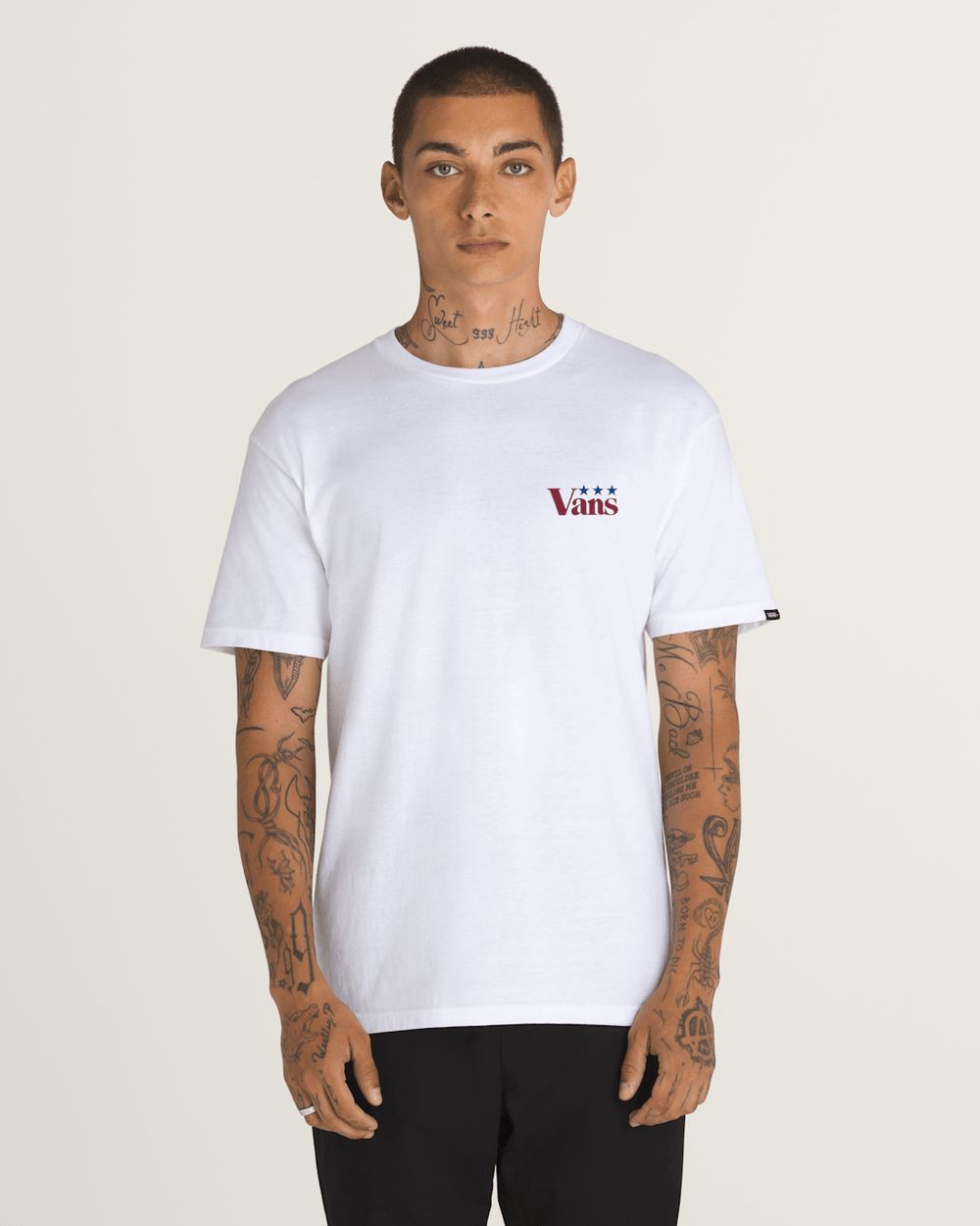 Men Vans Homeward T-Shirt in White