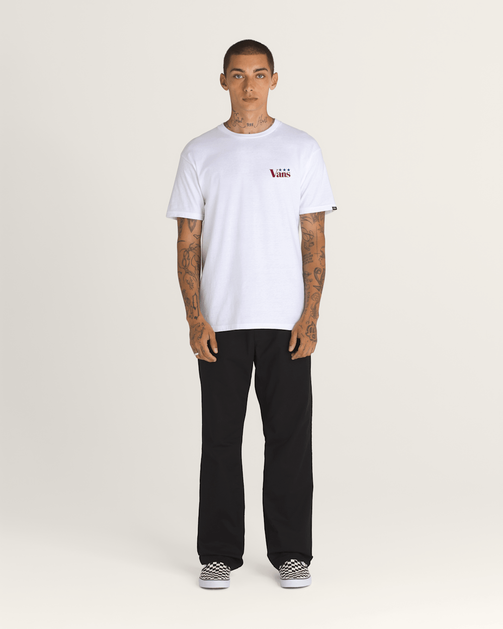 Men Vans Homeward T-Shirt in White