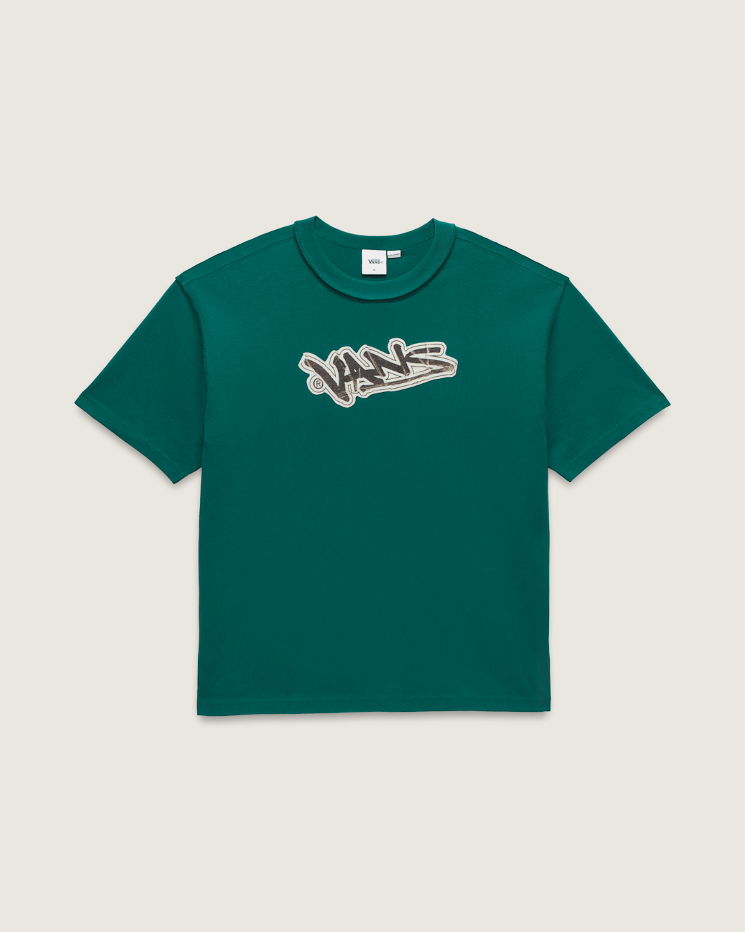 Men Vans Premium Short Sleeve T-Shirt in Rain Forest Green
