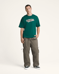 Men Vans Premium Short Sleeve T-Shirt in Rain Forest Green