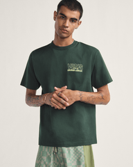 Men Vans Shop Front T-Shirt in Dried Kelp Green