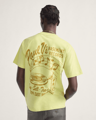 Men Vans Paul Vs T-Shirt in Canary Yellow