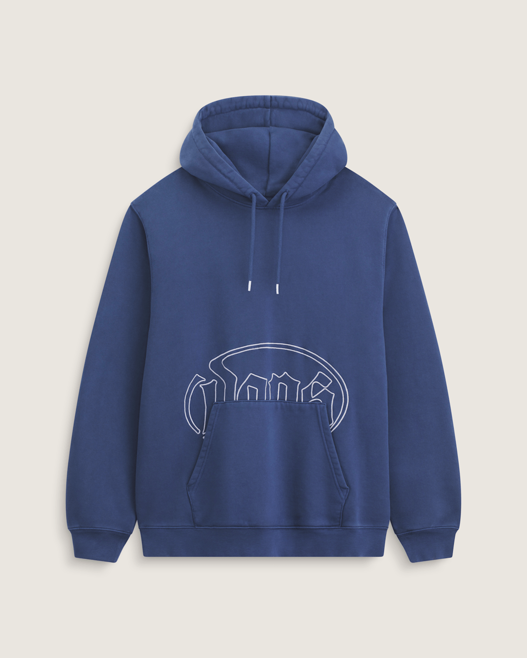 Men Vans Olde Tymes Pullover Hoodie in Deep Twilight Blue
