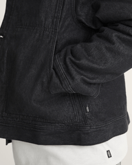 Men Vans Premium Mcavoy Lined Trucker Jacket in Rinse Black