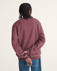 Men Vans Vans 66 Crew Sweatshirt in Port Royale Red