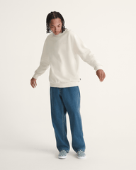 Men Vans Vans 66 Crew Sweatshirt in Turtledove White
