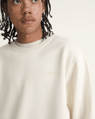Men Vans Vans 66 Crew Sweatshirt in Turtledove White